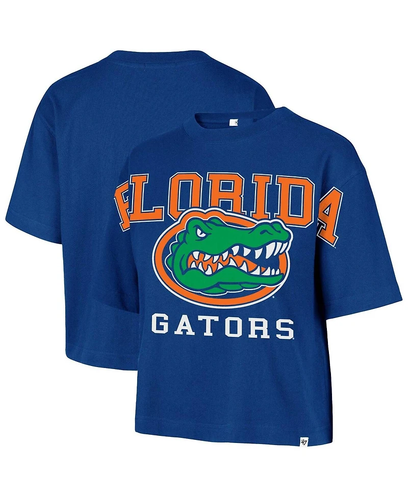 '47 Brand Women's Royal Florida Gators Outreach City Relaxed Cropped T-Shirt