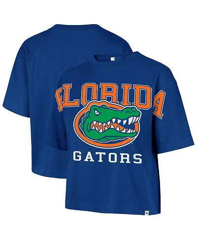 '47 Brand Women's Royal Florida Gators Outreach City Relaxed Cropped T-Shirt