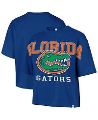 '47 Brand Women's Royal Florida Gators Outreach City Relaxed Cropped T-Shirt