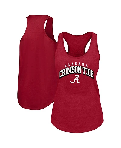 Fanatics Women's Crimson Alabama Tide Plus Arch Tank Top