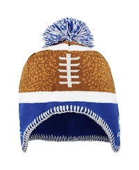 Fanatics Toddler Brown Kentucky Wildcats Football Head Knit with Pom Hat