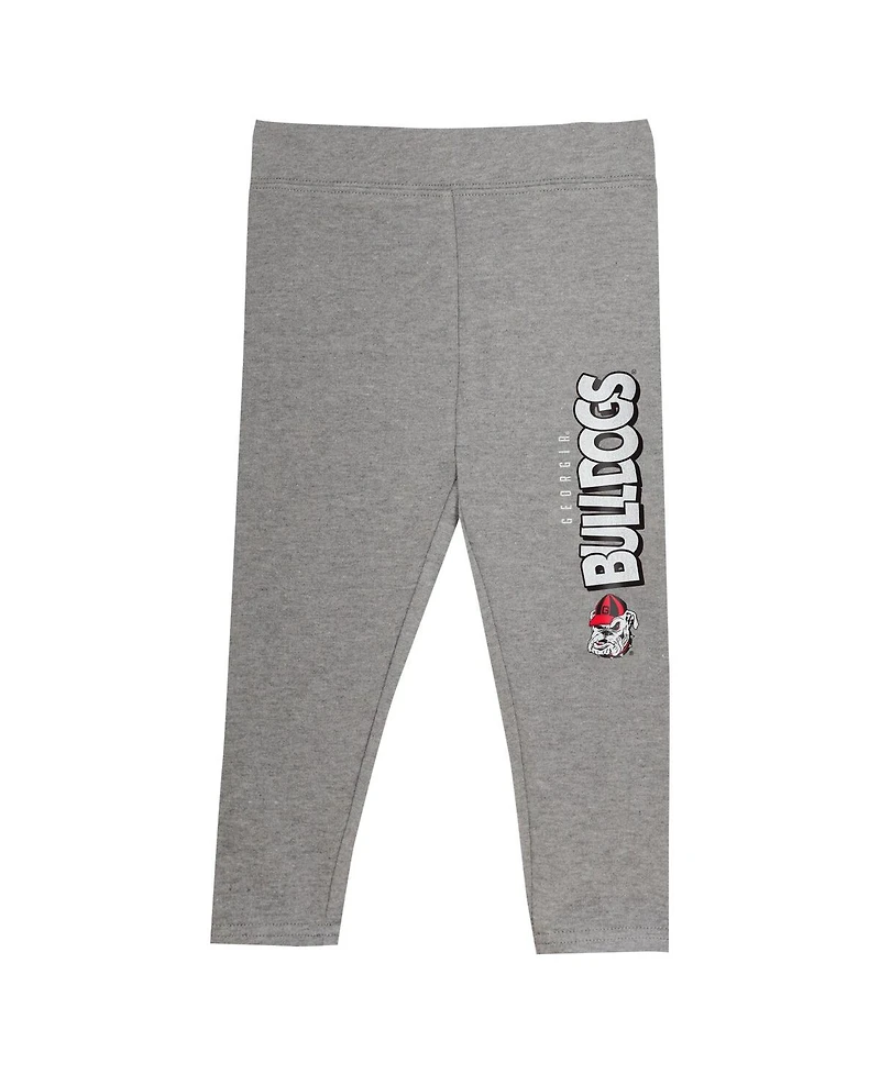 Outerstuff Baby Boys and Girls Red Georgia Bulldogs Clubhouse Pullover Hoodie Legging Set