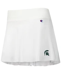Champion Women's White Michigan State Spartans Tailgate Soft Touch Skort