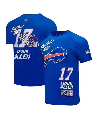 Pro Standard Men's Josh Allen Royal Buffalo Bills Fast Lane Name Number Player T-Shirt