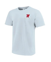 Image One Big Boys and Girls Light Blue Ole Miss Rebels Local Campus Scene T-Shirt