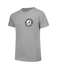 Image One Big Boys and Girls Gray Alabama Crimson Tide Hyperlocal Comfort Colors T-Shirt
