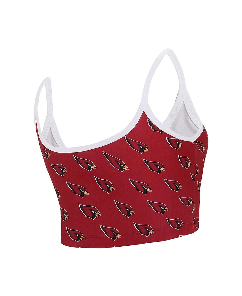 Concepts Sport Women's Cardinal Arizona Cardinals Gauge Lounge Bralette