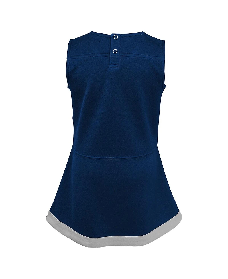 Outerstuff Girls Toddler Navy Penn State Nittany Lions Cheer Captain Dress with Bloomers