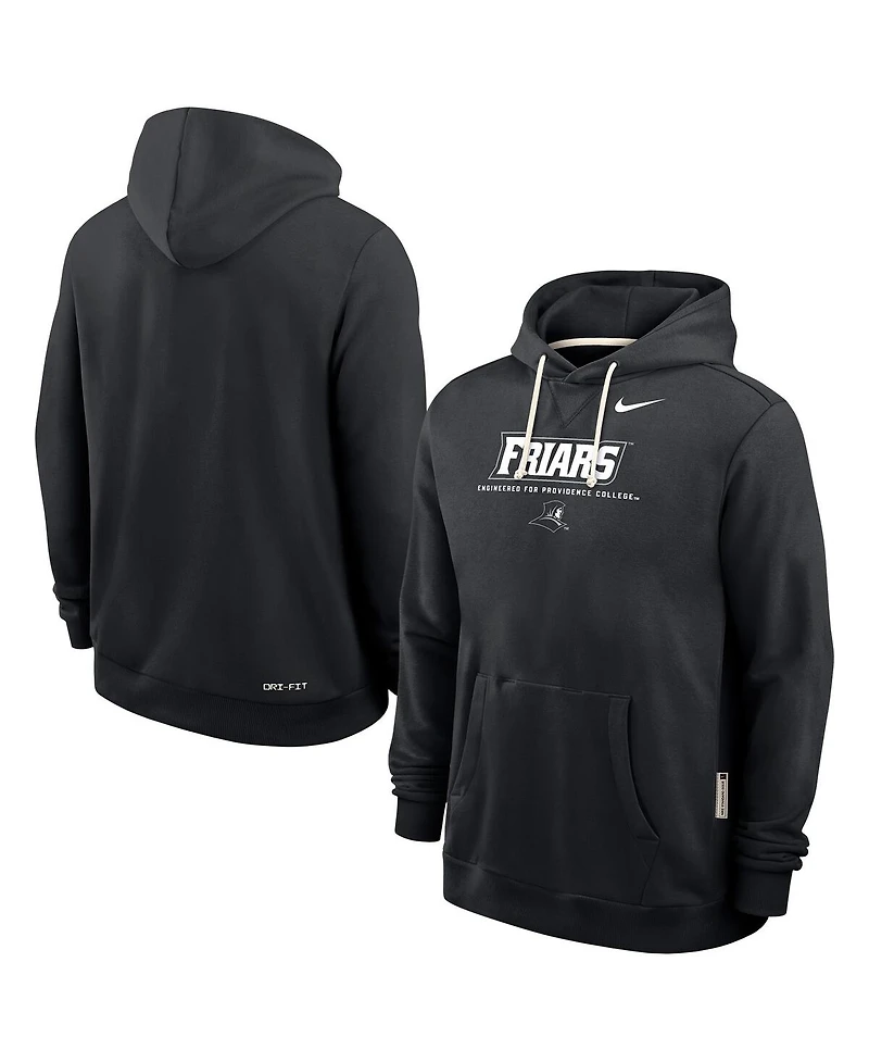 Nike Men's Black Providence Friars 2025 Sideline Performance Pullover Hoodie