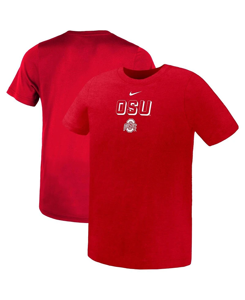 Nike Preschool Scarlet Ohio State Buckeyes Legend Performance T-Shirt