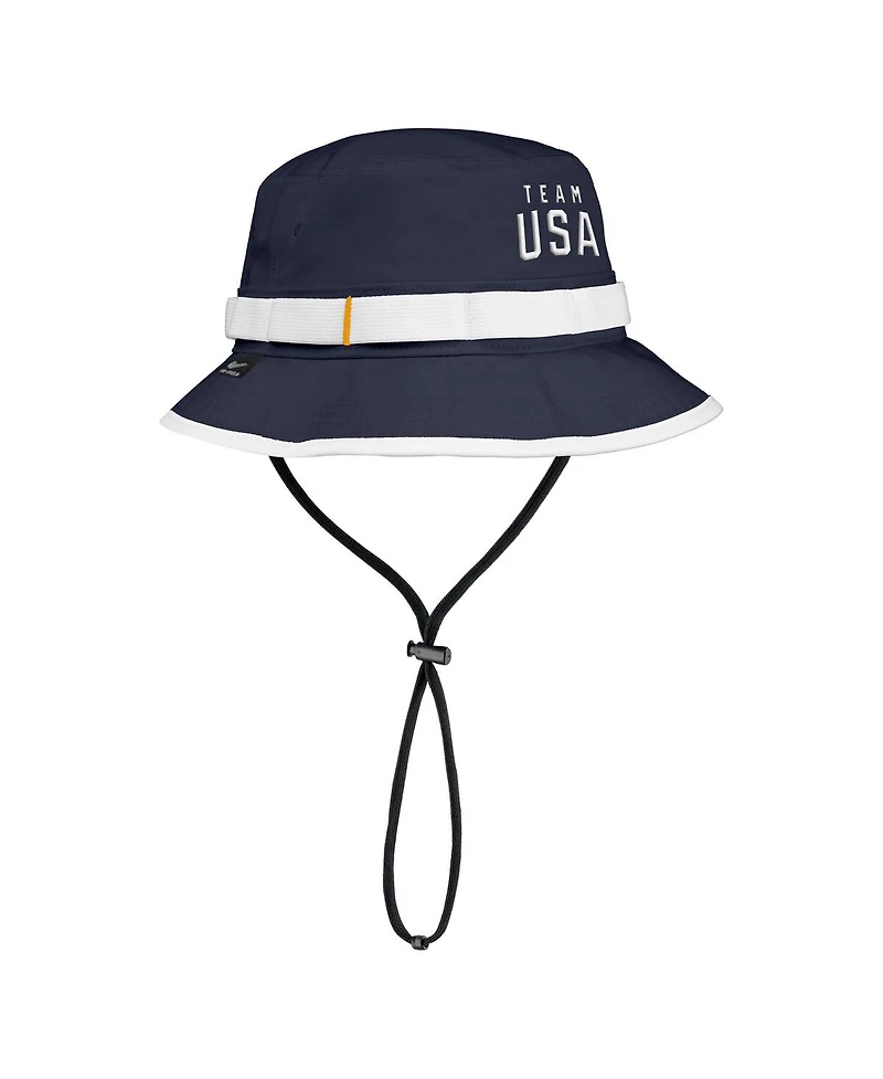 Nike Men's Navy Team Usa Apex Sideline On-Field Dri-fit Boonie Bucket Hat