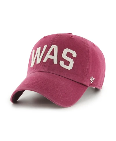 '47 Brand Women's Burgundy Washington Commanders Finley Clean Up Adjustable Hat