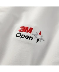 Nike Men's White 3M Open Performance Victory Solid Polo Shirt