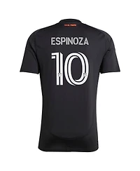 Adidas Men's Cristian Espinoza Black San Jose Earthquakes 2025 Headliner Replica Player Jersey