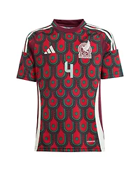 Adidas Big Boys and Girls Edson Alvarez Burgundy Mexico National Team 2024 Home Replica Player Jersey