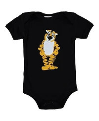 Two Feet Ahead Baby Boys and Girls Black Missouri Tigers Big Logo Bodysuit
