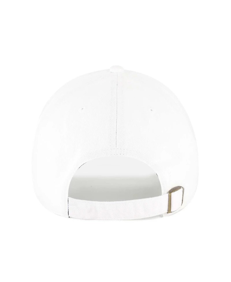 '47 Brand Men's White Utah Utes Vault Clean Up Adjustable Hat