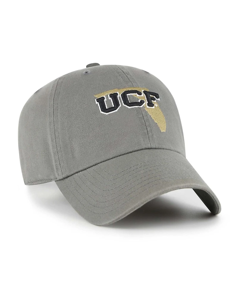 '47 Brand Men's Dark Grey Ucf Knights Vault Clean Up Adjustable Hat