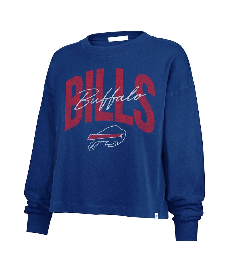 '47 Brand Women's Royal Buffalo Bills Muse Sydney Long Sleeve T-Shirt