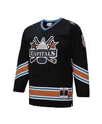Mitchell & Ness Men's Alexander Ovechkin Black Washington Capitals 2005-06 Power Play Jersey