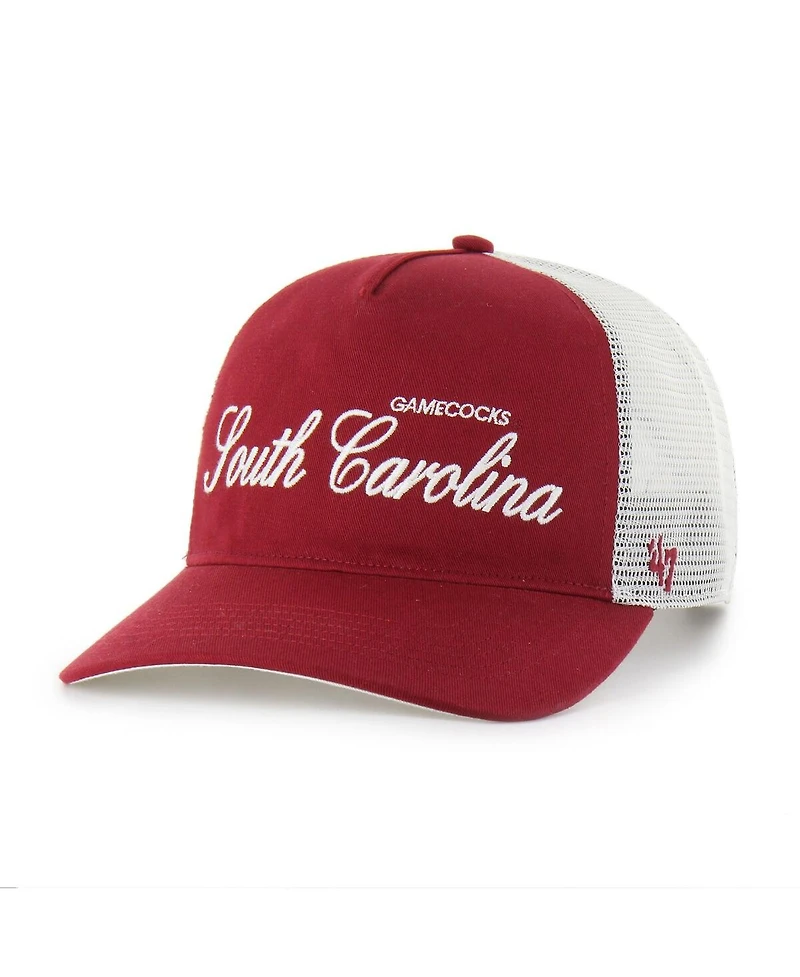 '47 Brand Men's and Women's Garnet South Carolina Gamecocks Contemporary Basics Foundation Trucker Hitch Adjustable Hat