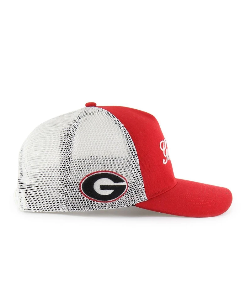 '47 Brand Men's and Women's Red Georgia Bulldogs Contemporary Basics Foundation Trucker Hitch Adjustable Hat