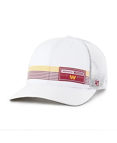 '47 Brand Men's White Washington Commanders Rangefinder Trucker Adjustable Hat