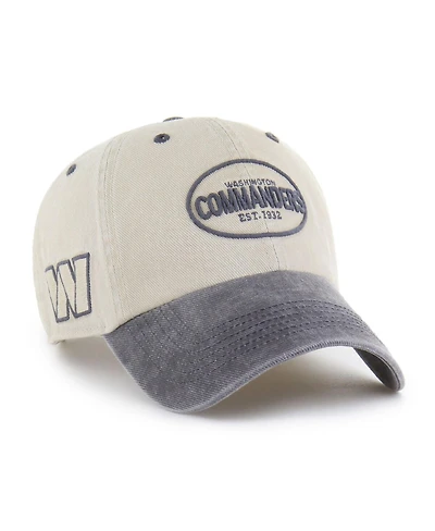 '47 Brand Men's Khaki Washington Commanders Breaking Trail Clean Up Adjustable Hat
