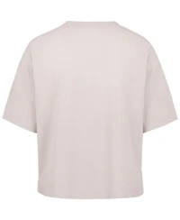 '47 Brand Women's Natural Miami Dolphins Cropped Windthrow Ravine T-Shirt