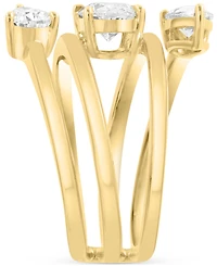 Effy Lab Grown Diamond Mixed Cut Coil Ring (2 ct. t.w.) in 14k Gold