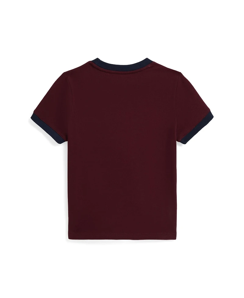 Polo Ralph Lauren Toddler and Little Boys Bear Ringer T-Shirt