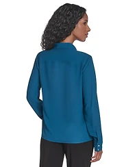 Calvin Klein Women's Long-Sleeve Blouse
