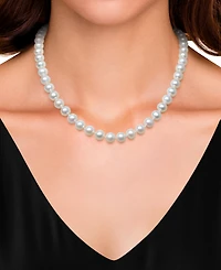 Belle de Mer Aa 18" Cultured Freshwater Pearl Strand Necklace (7-1/2-8-1/2mm)