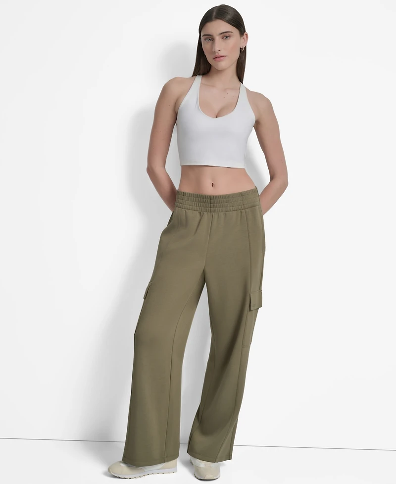 Dkny Sport Women's Highline Scuba Cargo Pants