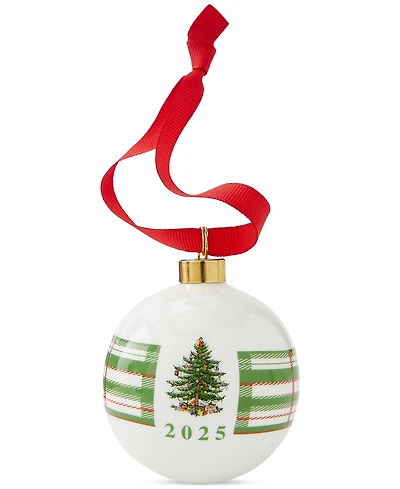 Spode Christmas Tree 2025 Annual Porcelain Ball Ornament