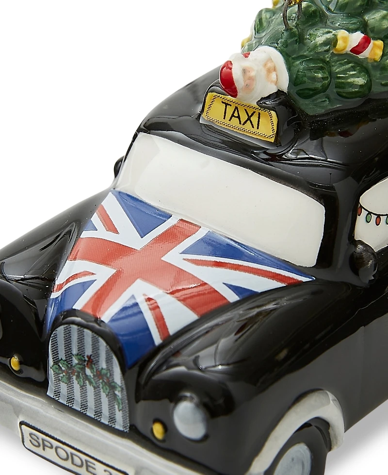 Spode Christmas Tree Brit Taxi Ornament