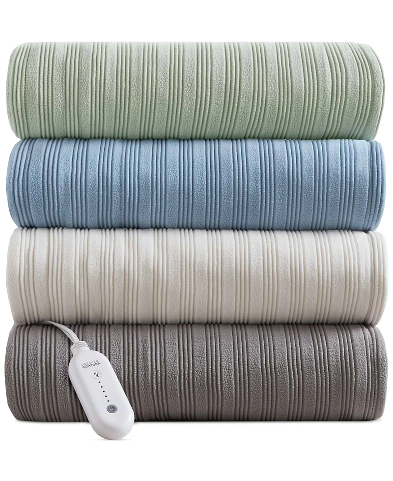 Premier Comfort Heated Textured Fleece Blanket