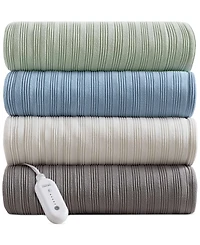 Premier Comfort Heated Textured Fleece Blanket