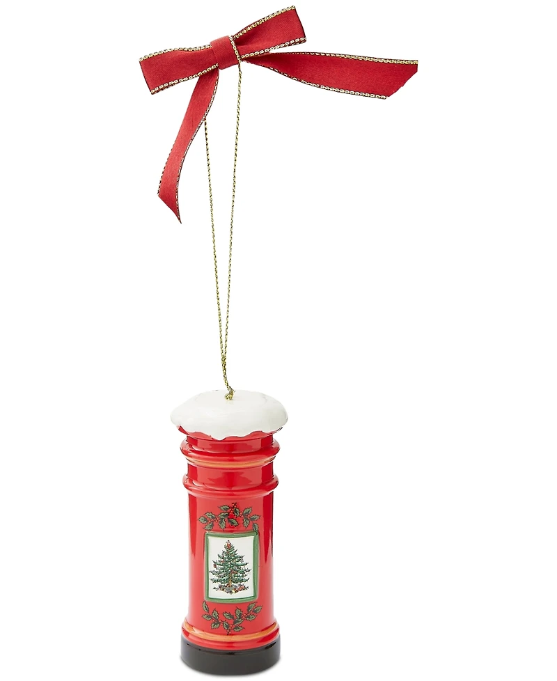 Spode Christmas Tree Brit Post Box Ornament
