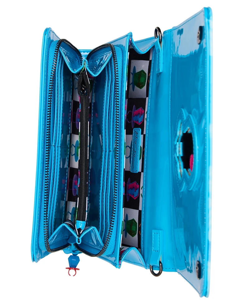 Betsey Johnson Ring Pop Patent Crossbody Wallet