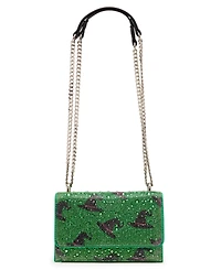 Betsey Johnson Hats Off Convertible Rhinestone Crossbody Bag