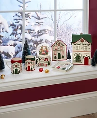 Spode Christmas Tree Village Mug, Green
