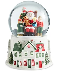 Spode Christmas Tree Christmas Village Snow Globe