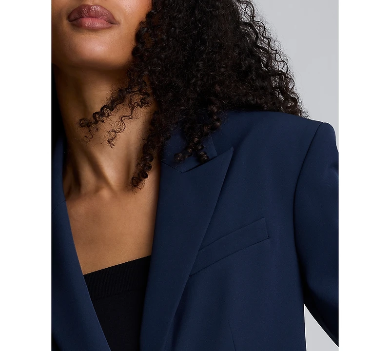 Kenneth Cole Women's Slim-fit Peak Lapel Blazer