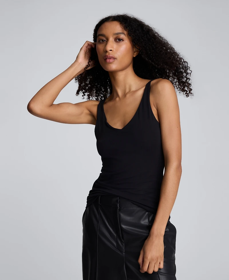 Kenneth Cole Women's V-neck Sleeveless Tank Top
