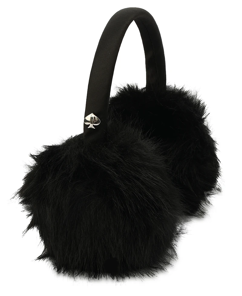 kate spade new york Oversized Faux-Fur Earmuffs