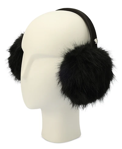 kate spade new york Oversized Faux-Fur Earmuffs