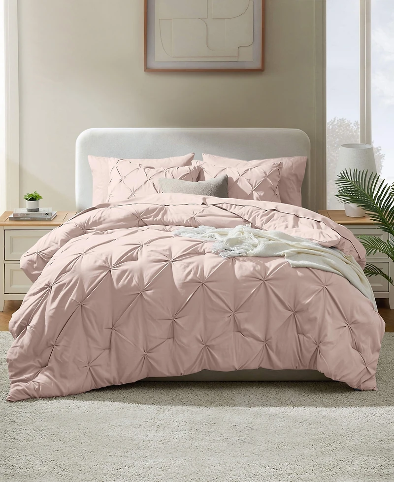 Nestl Luxury Soft Pinch Pleat 7-Pc. Comforter Set