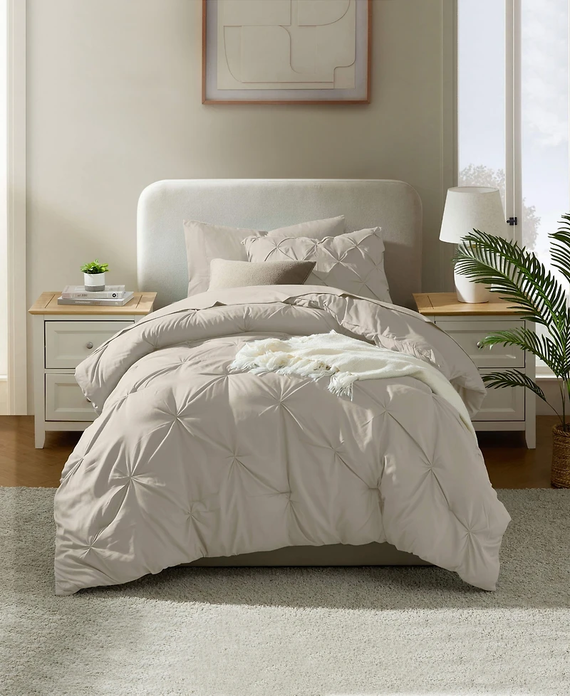 Nestl Luxury Soft Pinch Pleat 5-Pc. Comforter Set