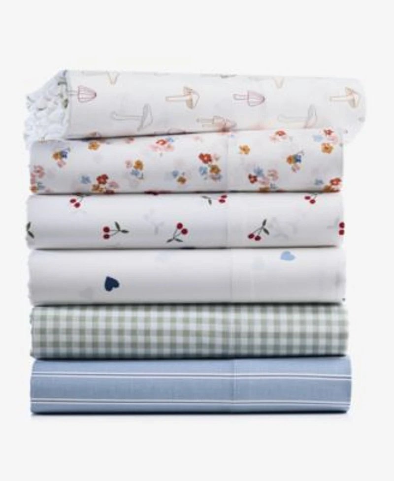 Arch Studio Printed Cotton Sateen Sheet Set Exclusively At Macys